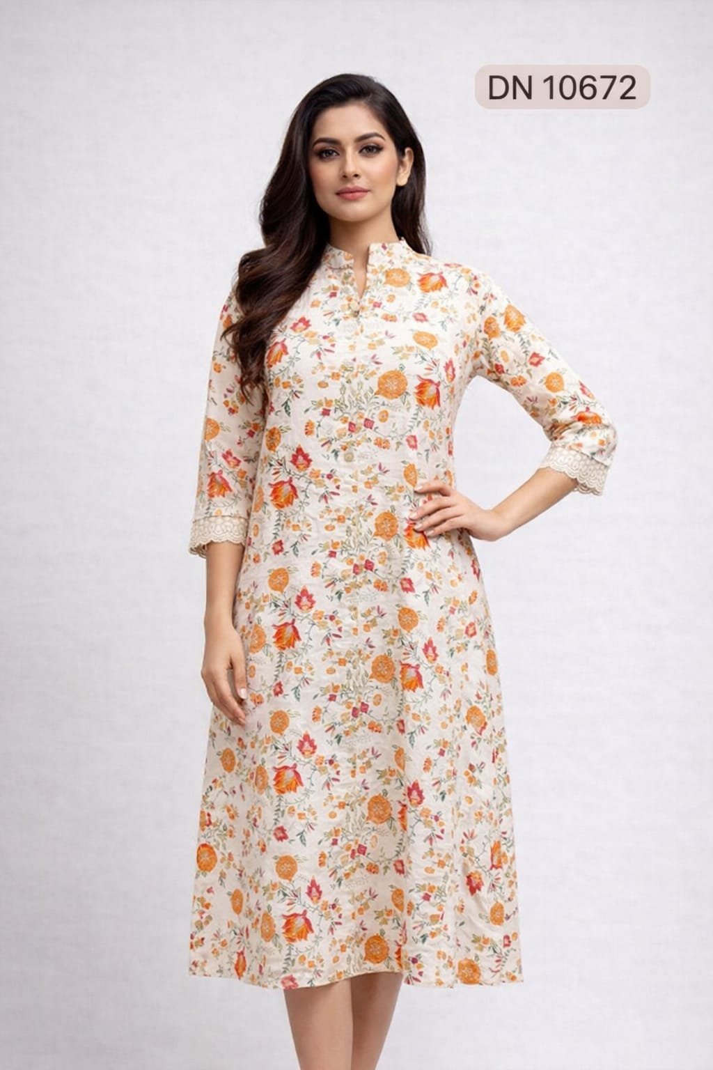 10672 A-line kurti