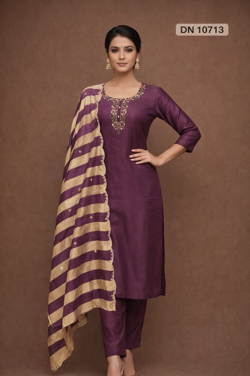10713 Kurti Pant Dupatta