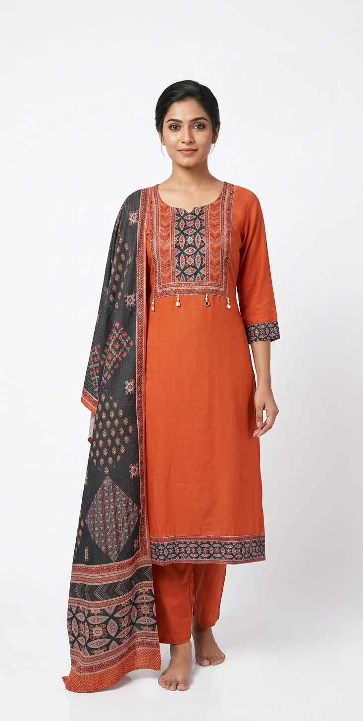 11215 Kurti Pant Dupatta